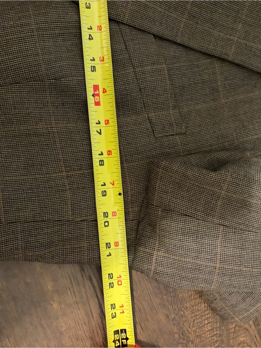 Vintage Brooks Brothers Blazer 41 RG Brown Houndstooth Windowpane Plaid Wool USA